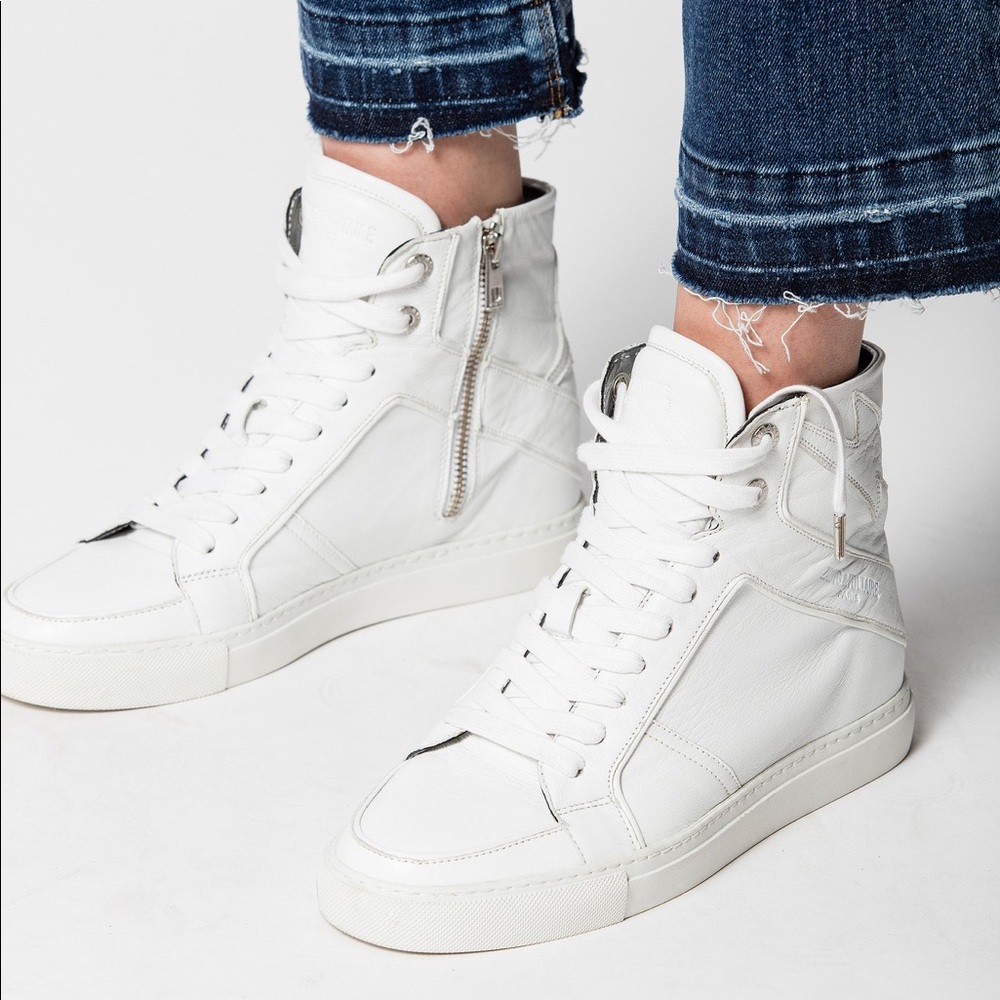 Zadig & Voltaire High Flash Sneakers (ZV1747) | Size 7 US, 37 EU
